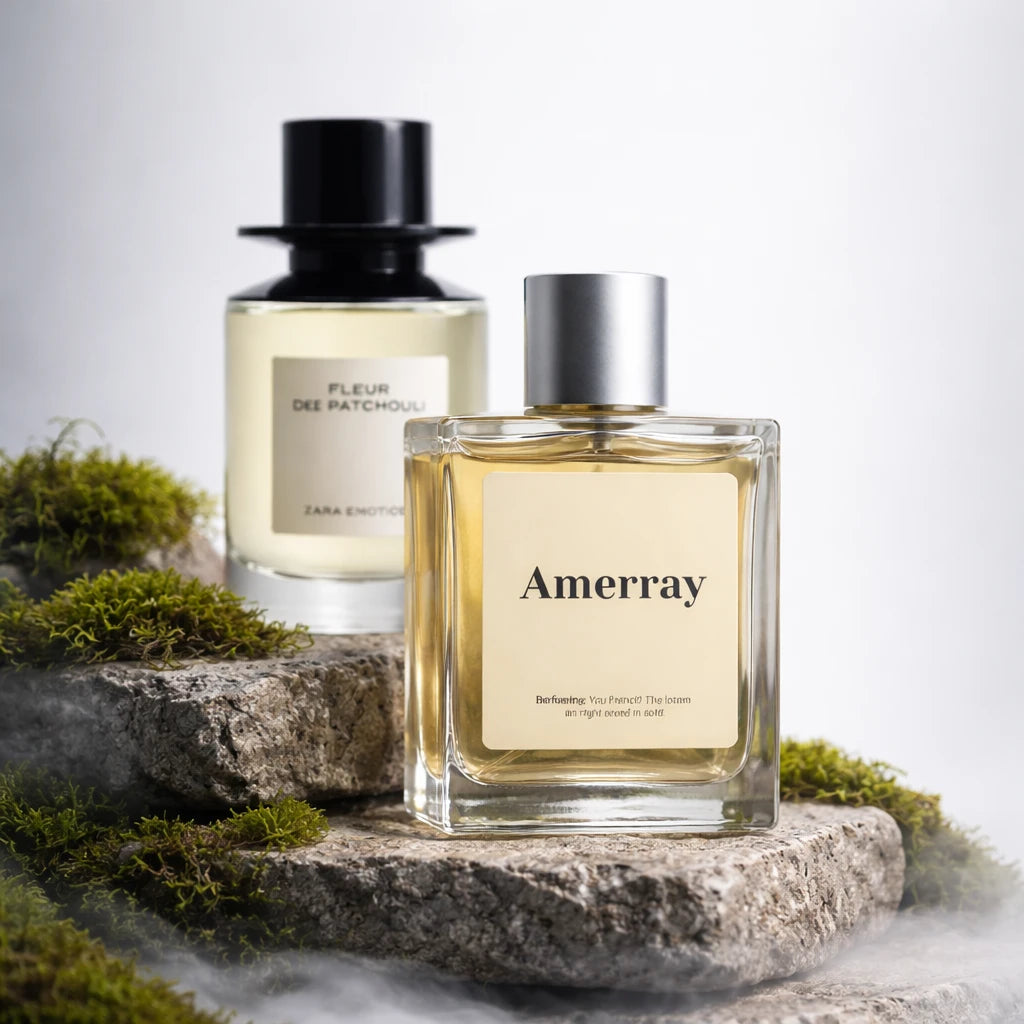 Flacon du parfum inspiré de Fleur de Patchouli de Zara – Amerray Maroc