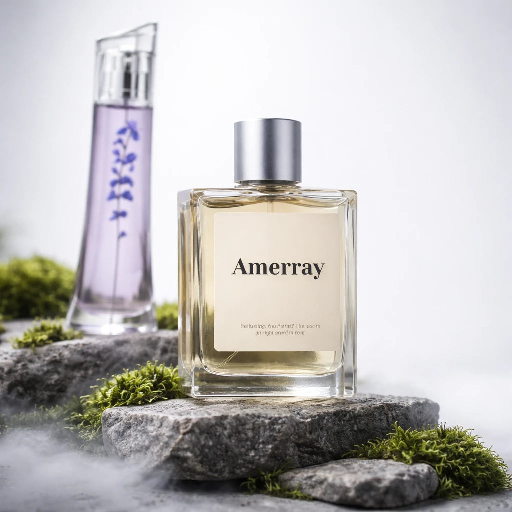 Bouteille du parfum AMERRAY Inspired By Flower Ikebana Indigo, inspiré de Kenzo - Maroc
