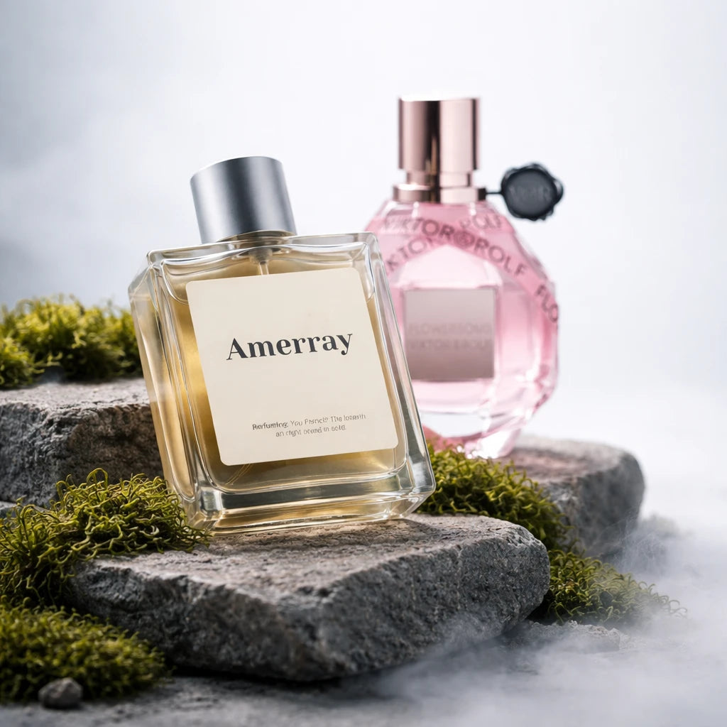 Flacon du parfum inspiré de Flowerbomb Bomblicious de Viktor&Rolf – Amerray Maroc