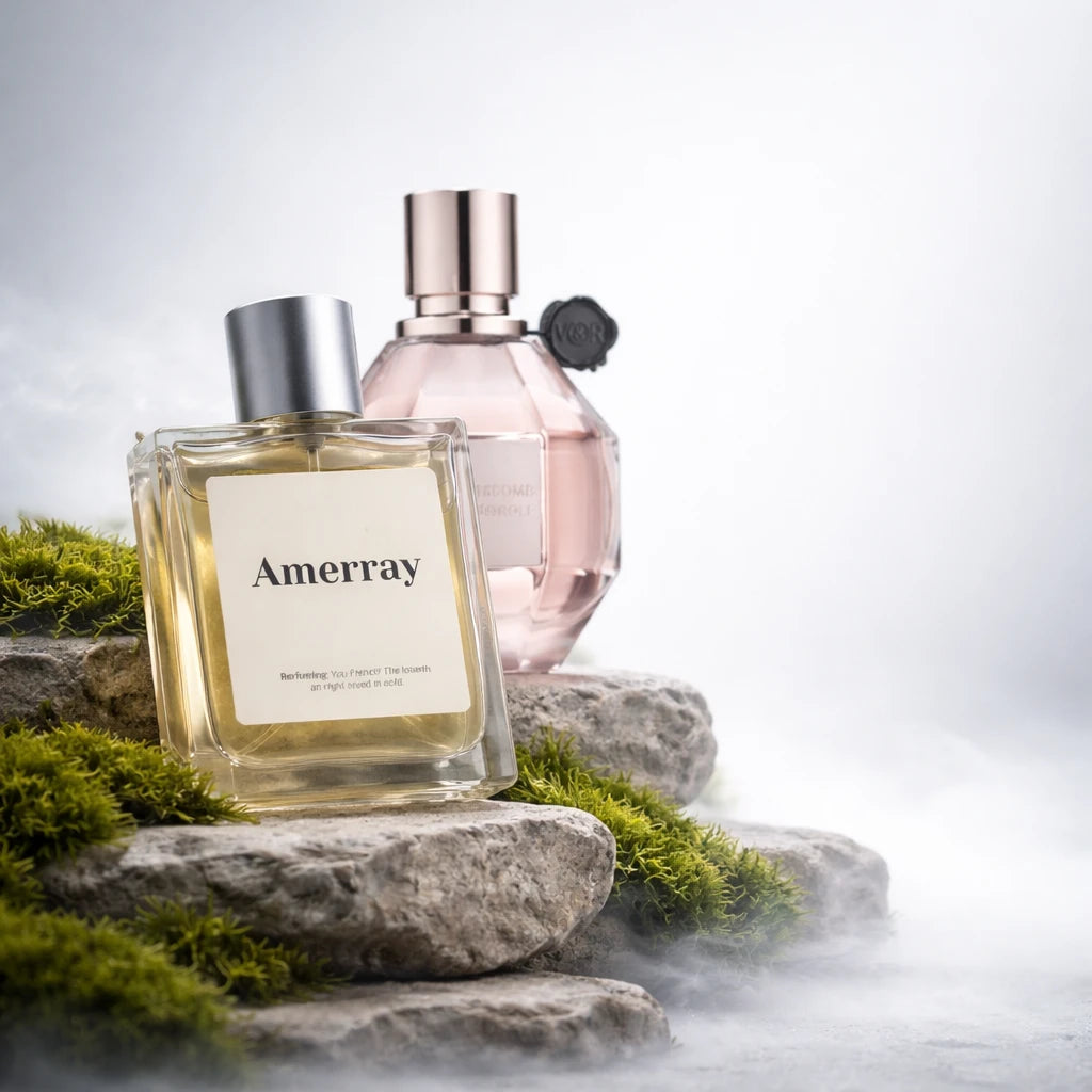 Flacon du parfum inspiré de Flowerbomb Crystal Edition 2013 de Viktor&Rolf – Amerray Maroc