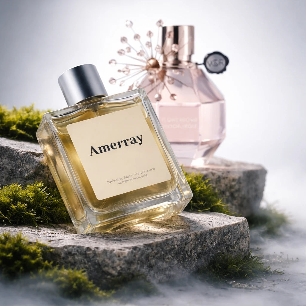 Flacon du parfum inspiré de Flowerbomb Fireworks de Viktor&Rolf – Amerray Maroc