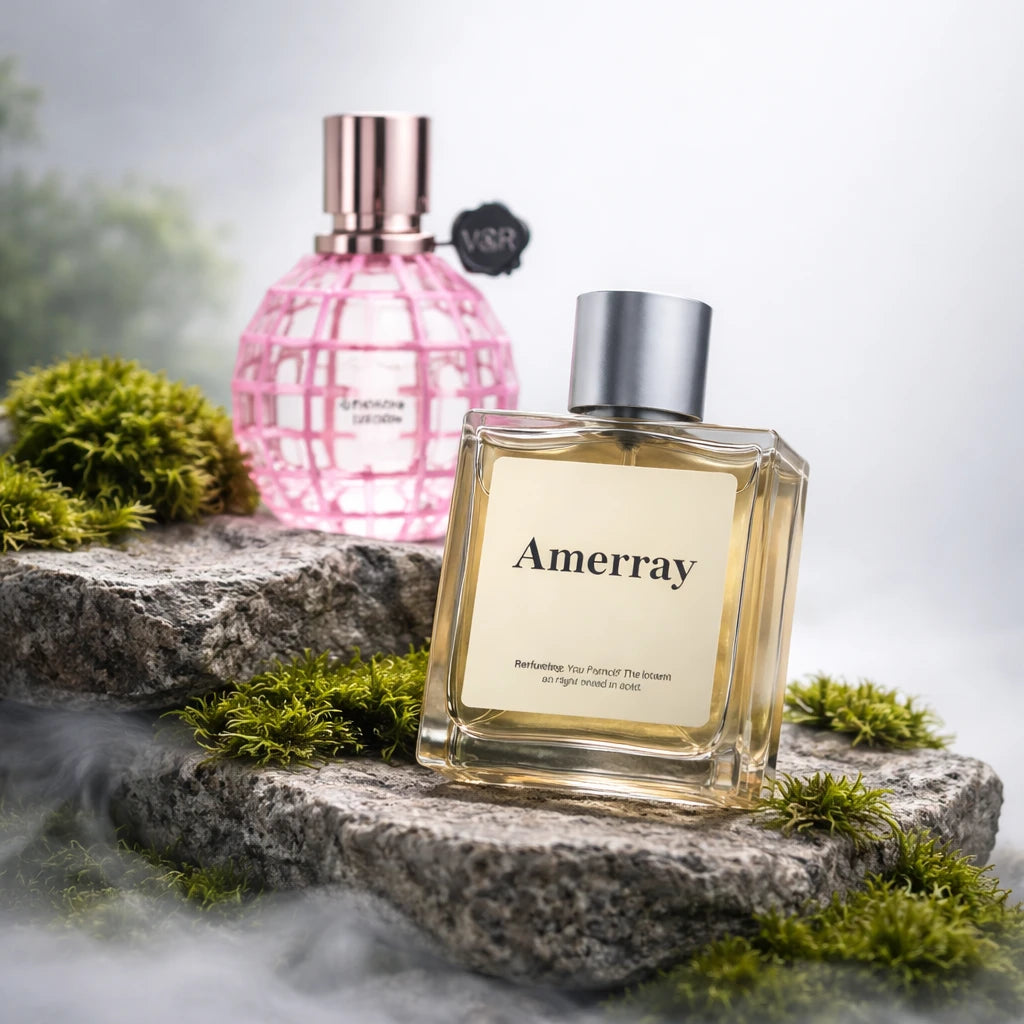 Flacon du parfum inspiré de Flowerbomb La Vie en Rose 2018 de Viktor&Rolf – Amerray Maroc