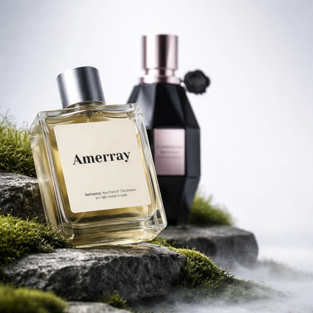 Flacon du parfum inspiré de Flowerbomb Midnight de Viktor&Rolf – Amerray Maroc