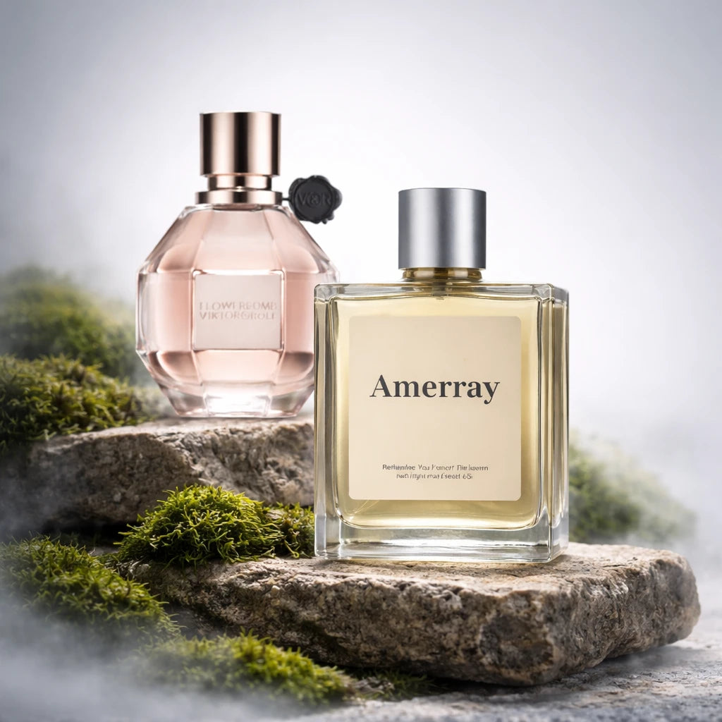 Flacon du parfum inspiré de Flowerbomb de Viktor&Rolf – Amerray Maroc