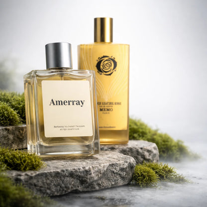Flacon du parfum inspiré de French Leather Rose de Memo Paris – Amerray Maroc