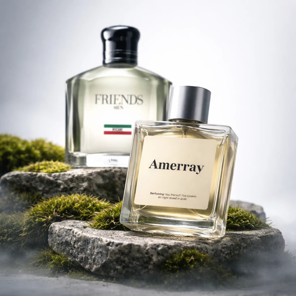 Flacon du parfum inspiré de Friends Men de Moschino – Amerray Maroc