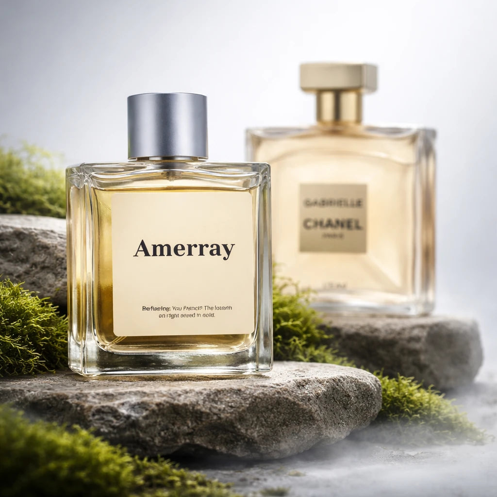 Bouteille du parfum AMERRAY Inspired By Gabrielle L'Eau, inspiré de Chanel - Maroc