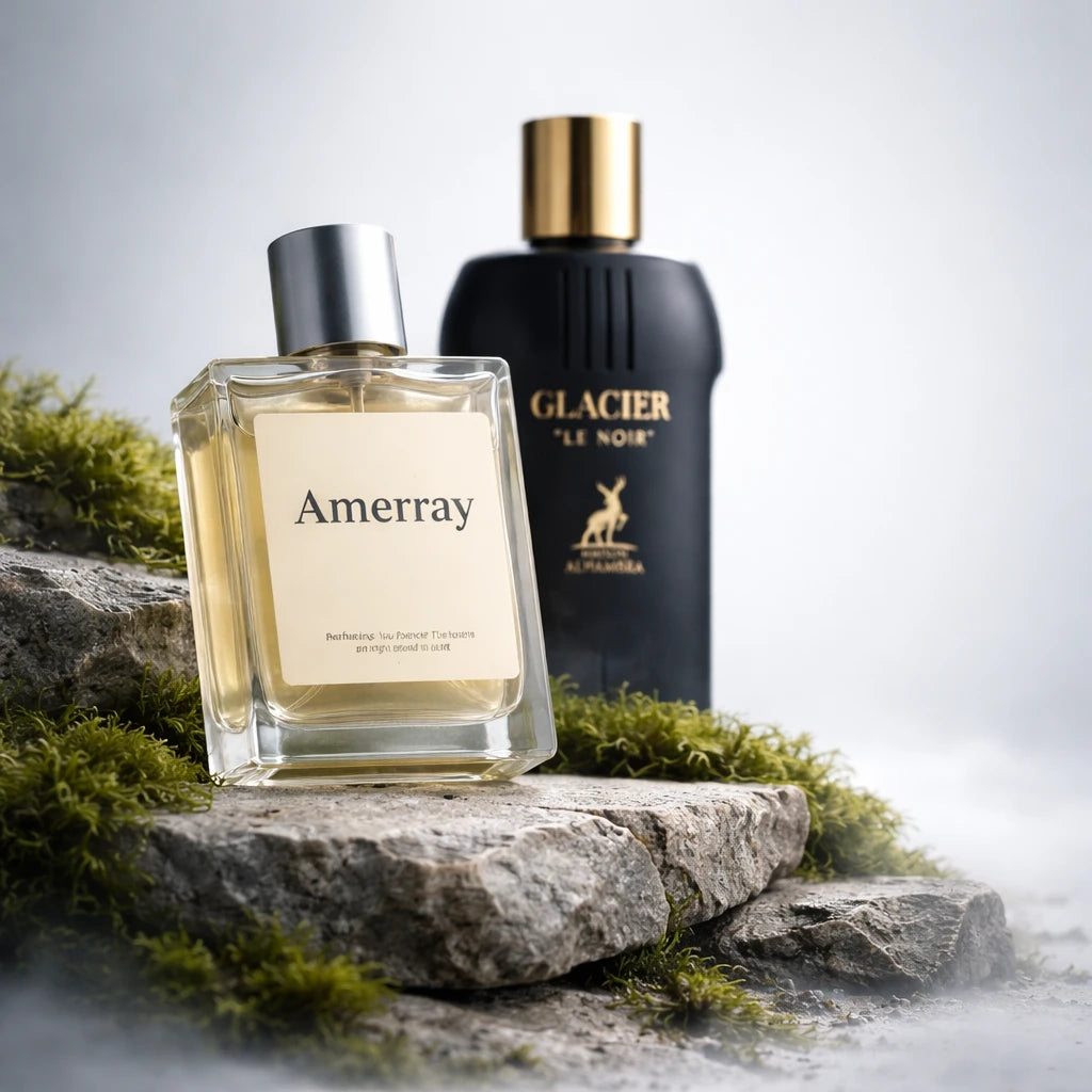 Flacon du parfum inspiré de Glacier Le Noir de Maison Alhambra – Amerray Maroc