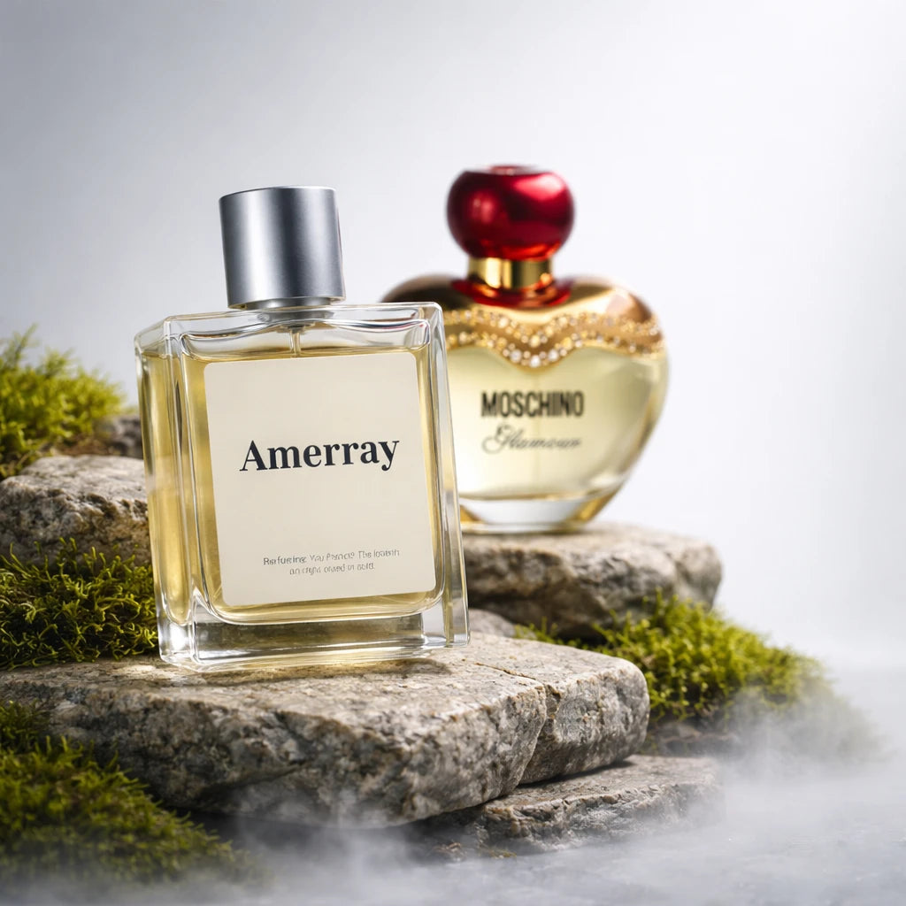 Bouteille du parfum AMERRAY Inspired By Glamour, inspiré de Moschino - Maroc