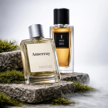 Bouteille du parfum AMERRAY Inspired By Gold Supreme Bouquet, inspiré de YVES SAINT LAURENT - Maroc