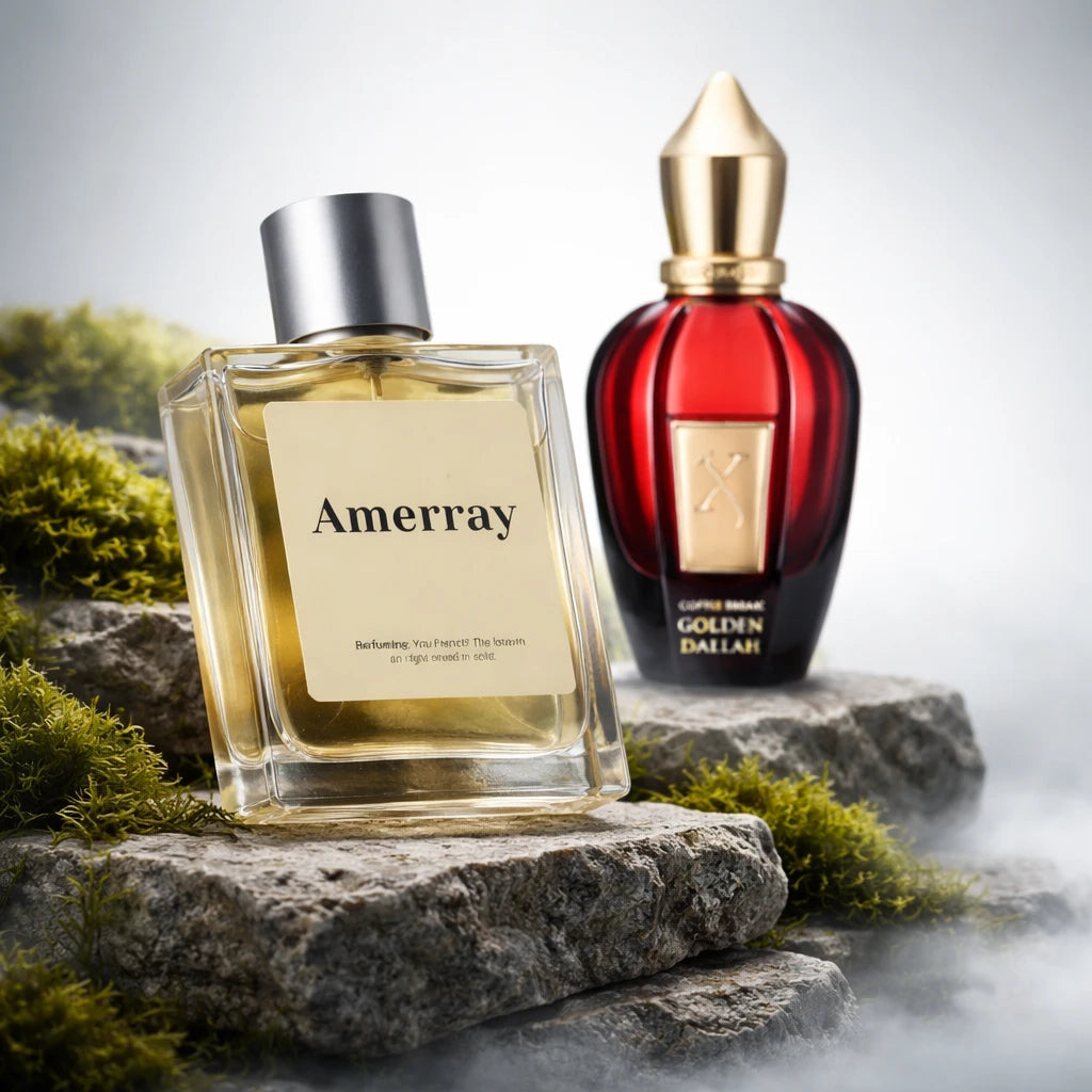 Flacon du parfum inspiré de Golden Dallah de Xerjoff – Amerray Maroc