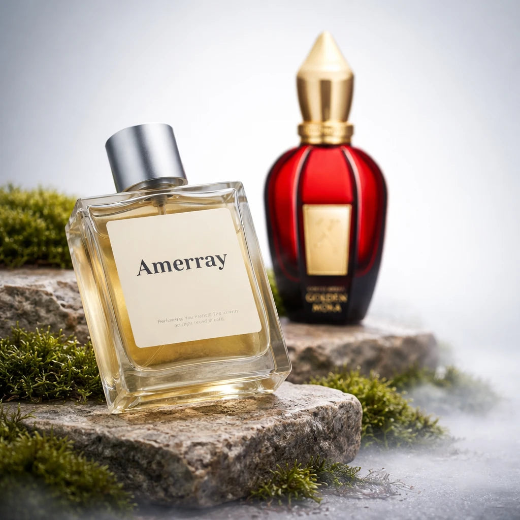 Parfum Inspired By Golden Moka de la maison AMERRAY, inspiration Xerjoff - Maroc