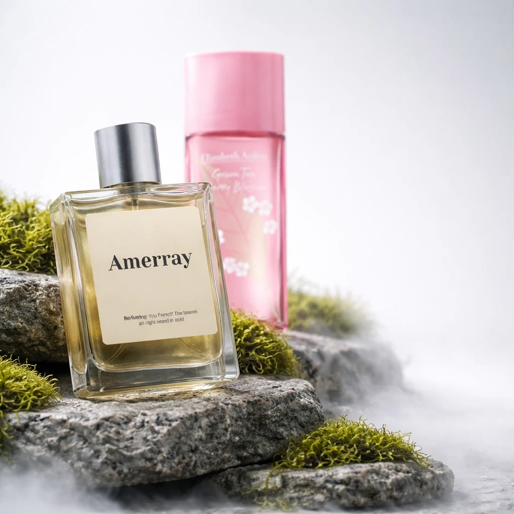 Flacon du parfum AMERRAY Inspired By Green Tea Cherry Blossom, inspiration Elizabeth Arden - Maroc