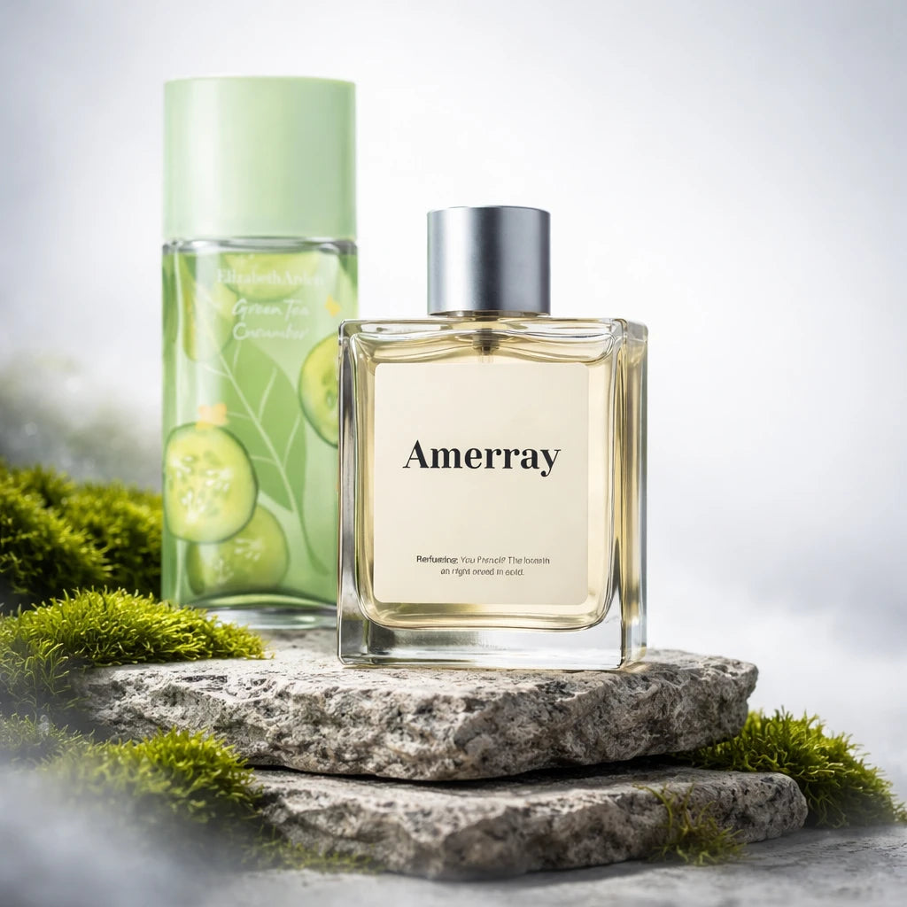 Flacon du parfum inspiré de Green Tea Cucumber de Elizabeth Arden – Amerray Maroc