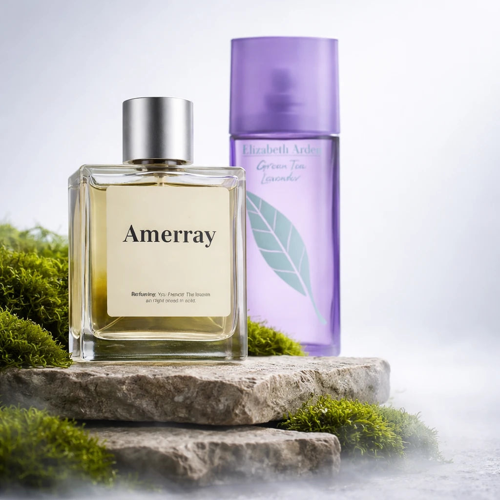 Bouteille du parfum AMERRAY Inspired By Green Tea Lavender, inspiré de Elizabeth Arden - Maroc