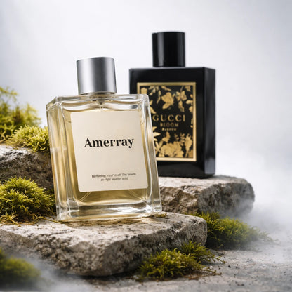 Bouteille du parfum AMERRAY Inspired By Gucci Bloom Parfum, inspiré de Gucci - Maroc