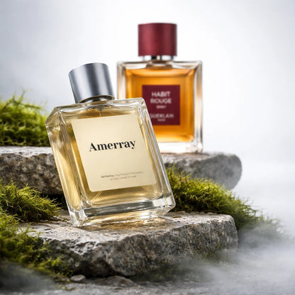 Flacon du parfum AMERRAY Inspired By Habit Rouge Spirit, inspiration Guerlain - Maroc