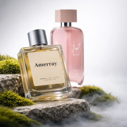 Bouteille du parfum AMERRAY Inspired By Hayaati Florence, inspiré de Lattafa Perfumes - Maroc