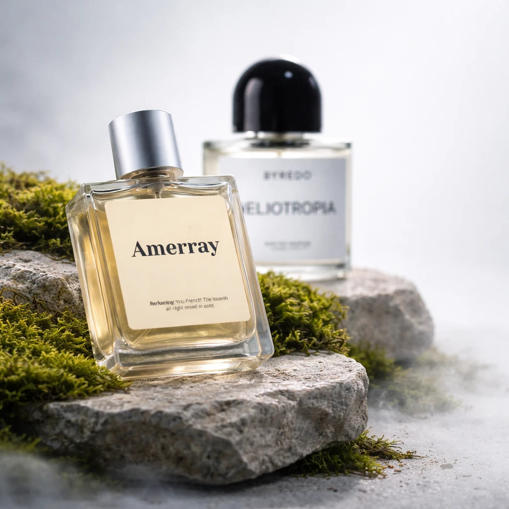 Flacon du parfum inspiré de Heliotropia de Byredo – Amerray Maroc