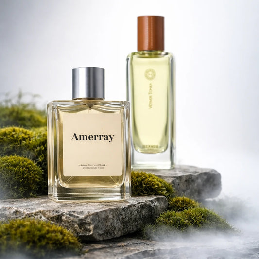 Flacon du parfum AMERRAY Inspired By Hermessence Vetiver Tonka, inspiration Hermès - Maroc