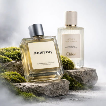 Bouteille du parfum AMERRAY Inspired By Hibiscus Abelmoschus, inspiré de Chloé - Maroc