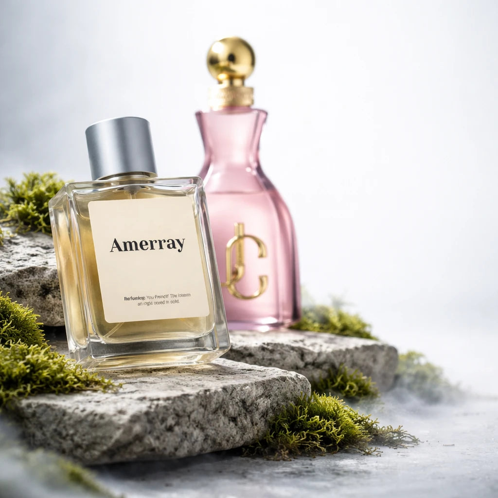 Bouteille du parfum AMERRAY Inspired By I Want Choo With Love, inspiré de Jimmy Choo - Maroc