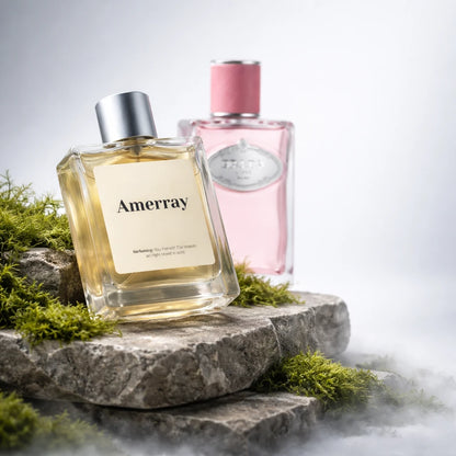 Bouteille du parfum AMERRAY Inspired By Infusion de Rhubarbe, inspiré de Prada - Maroc
