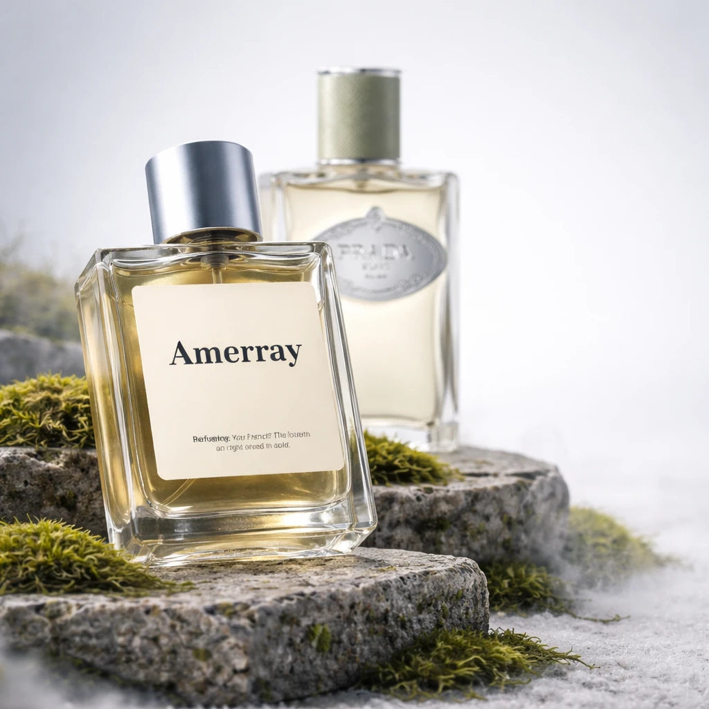 Bouteille du parfum AMERRAY Inspired By Infusion de Vetiver (2015), inspiré de Prada - Maroc