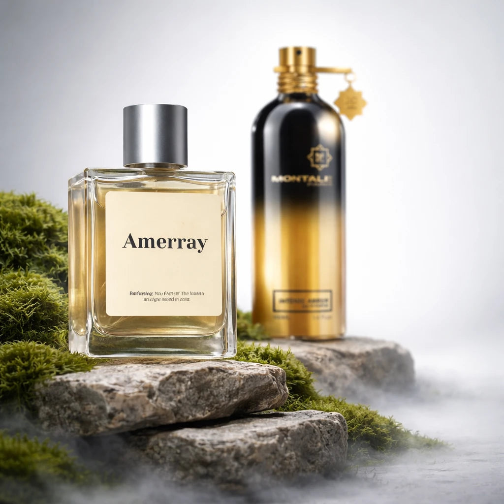 Flacon du parfum inspiré de Intense Amber de Montale – Amerray Maroc