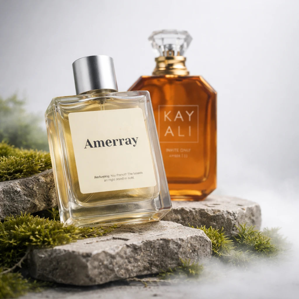 Flacon du parfum AMERRAY Inspired By Invite Only Amber | 23, inspiration Kayali Fragrances - Maroc