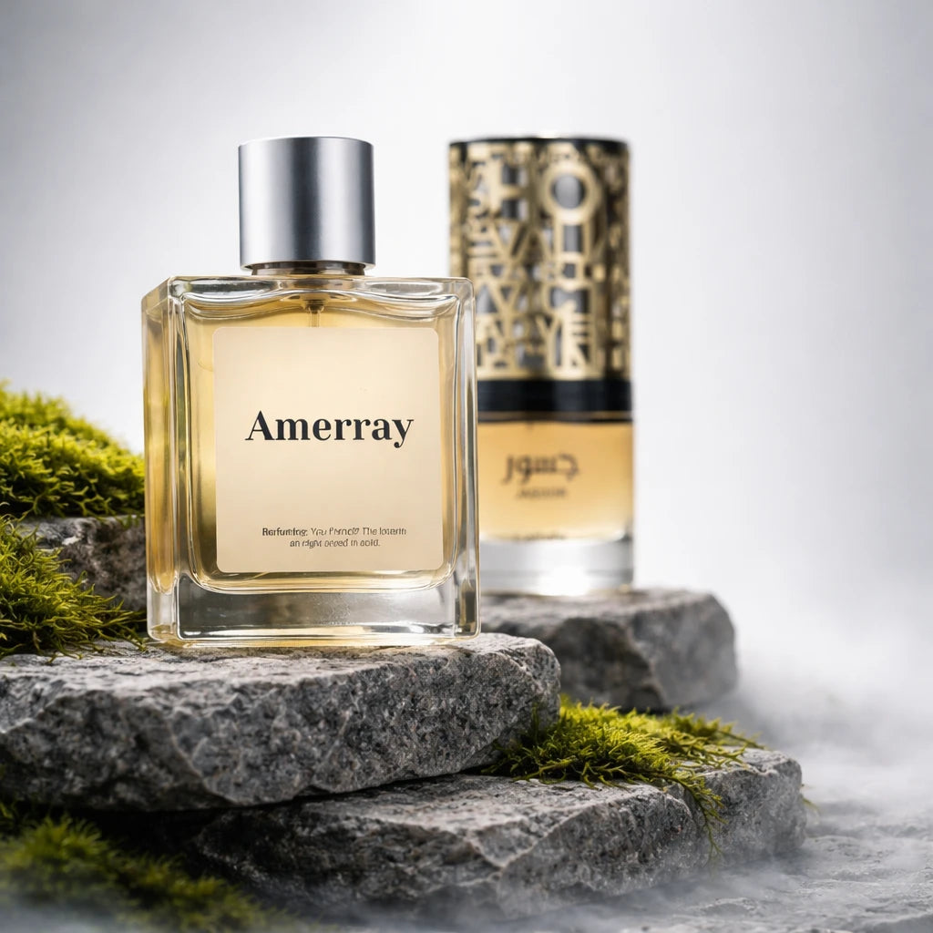 Bouteille du parfum AMERRAY Inspired By Jasoor, inspiré de Lattafa Perfumes - Maroc