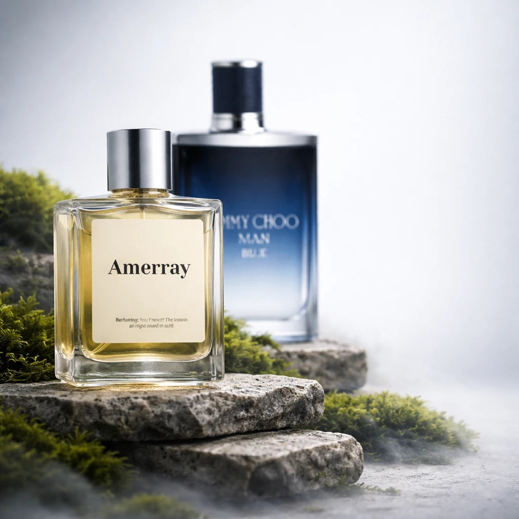 Bouteille du parfum AMERRAY Inspired By Jimmy Choo Man Blue, inspiré de Jimmy Choo - Maroc