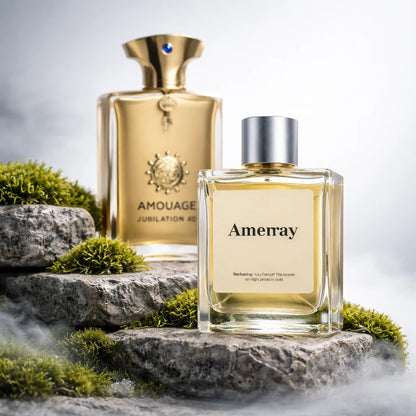 Flacon du parfum inspiré de Jubilation 40 Man de Amouage – Amerray Maroc