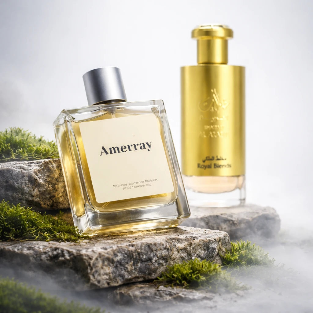 Flacon du parfum inspiré de Khaltaat Al Arabia Royal Blends de Lattafa Perfumes – Amerray Maroc