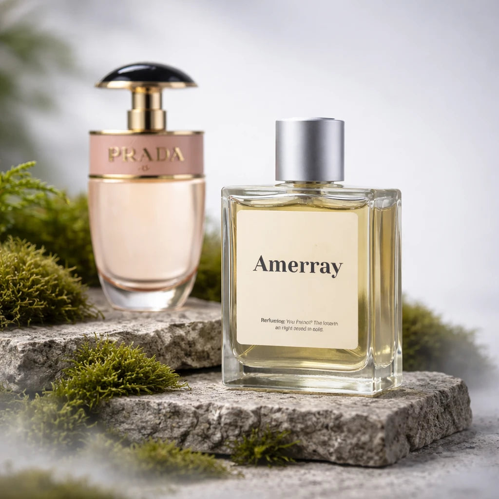 Bouteille du parfum AMERRAY Inspired By Kiss Collection Prada Candy L'Eau Kiss, inspiré de Prada - Maroc