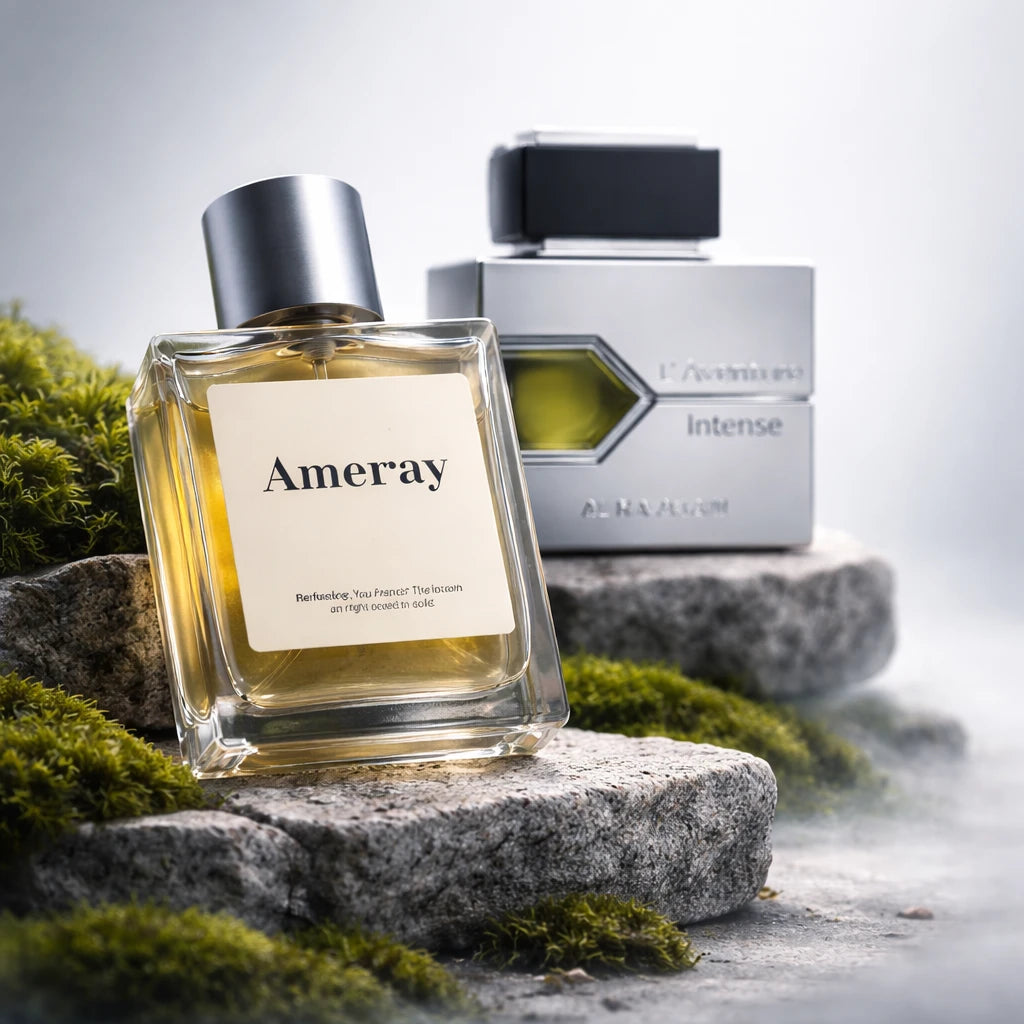 Flacon du parfum inspiré de L'Aventure Intense de Al Haramain – Amerray Maroc