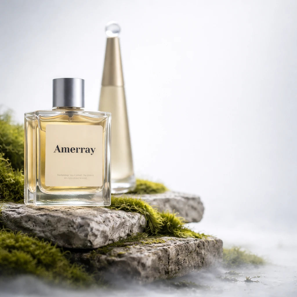Bouteille du parfum AMERRAY Inspired By L'Eau d'Issey Gold Absolute, inspiré de Issey Miyake - Maroc