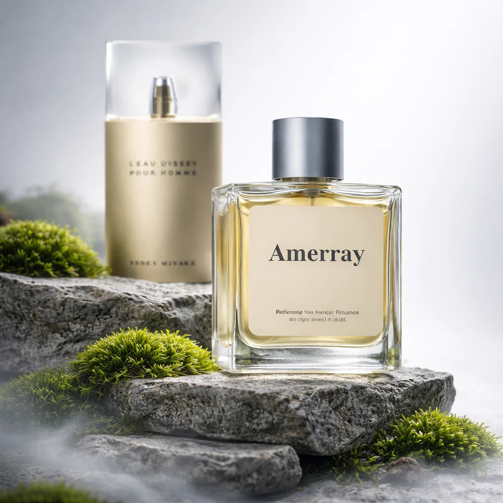 Bouteille du parfum AMERRAY Inspired By L'Eau d'Issey Pour Homme Gold Absolute, inspiré de Issey Miyake - Maroc