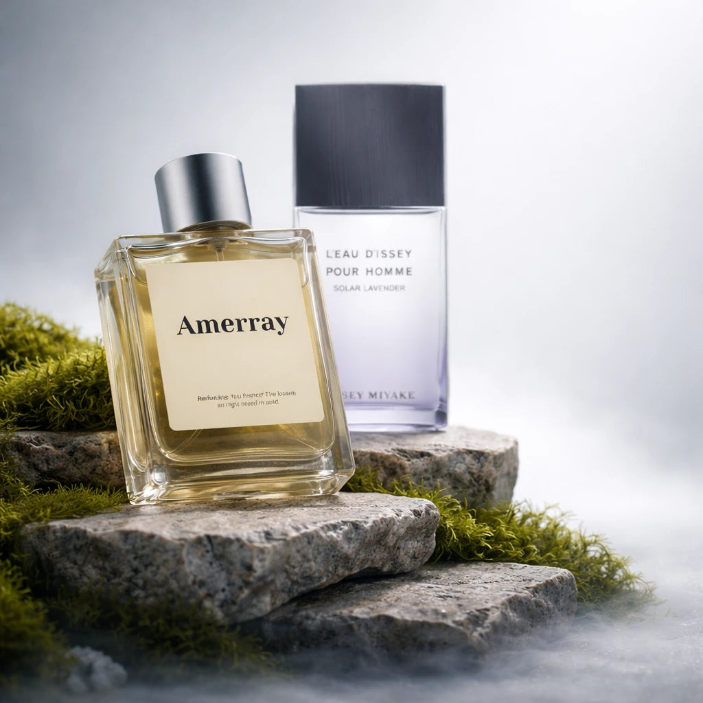 Parfum Inspired By L'Eau d'Issey pour Homme Solar Lavender de la maison AMERRAY, inspiration Issey Miyake - Maroc