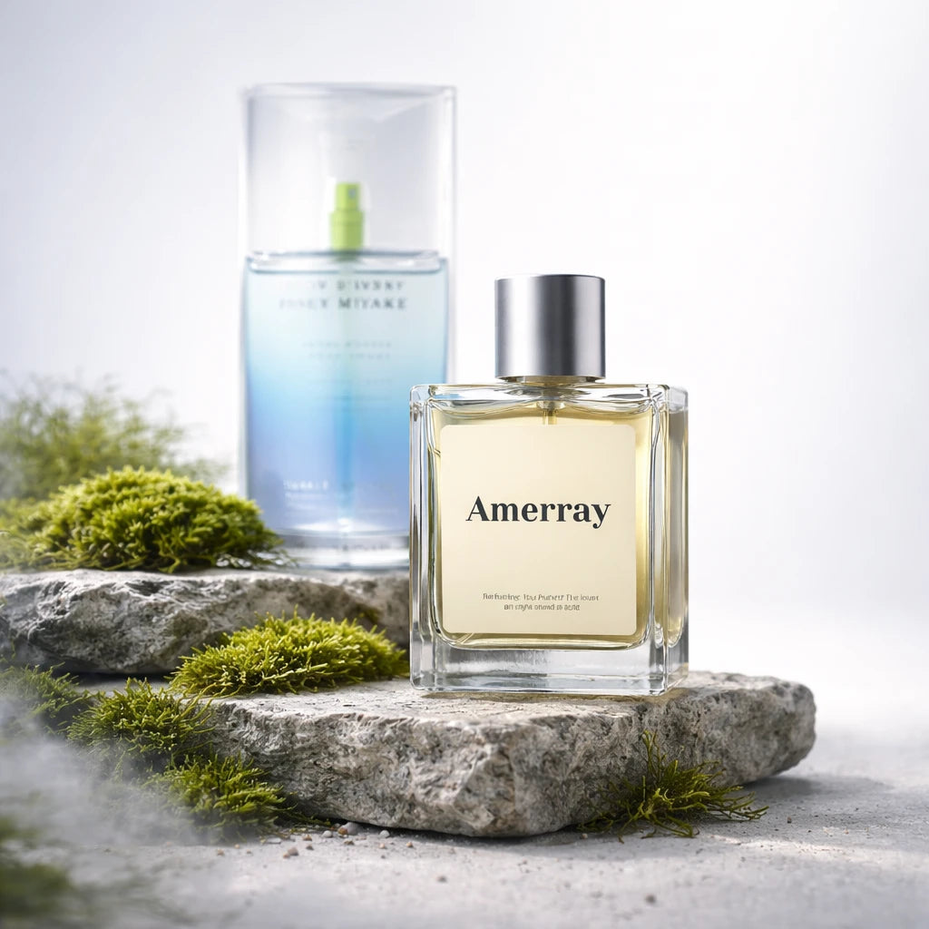 Flacon du parfum AMERRAY Inspired By L'Eau d'Issey Pour Homme Summer Glimmer, inspiration Issey Miyake - Maroc