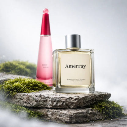 Bouteille du parfum AMERRAY Inspired By L'Eau d'Issey Rose & Rose, inspiré de Issey Miyake - Maroc