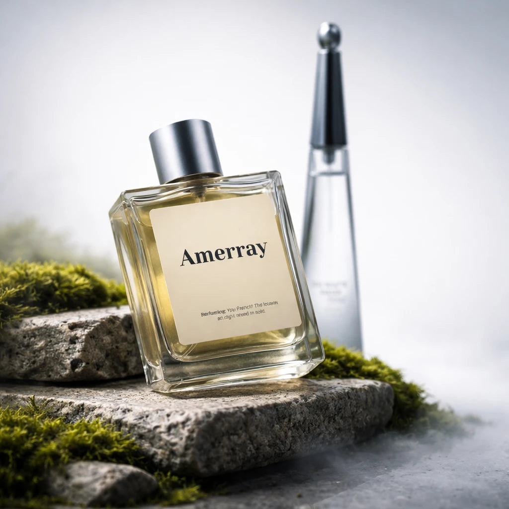 Parfum Inspired By L'Eau D'Issey Une goutte sur un Petale de la maison AMERRAY, inspiration Issey Miyake - Maroc