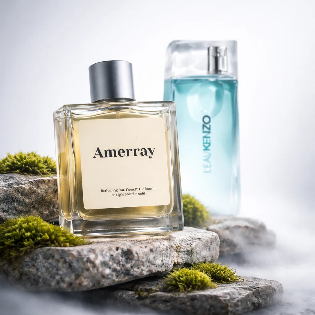 Bouteille du parfum AMERRAY Inspired By L'Eau Kenzo Glacée Pour Homme, inspiré de Kenzo - Maroc