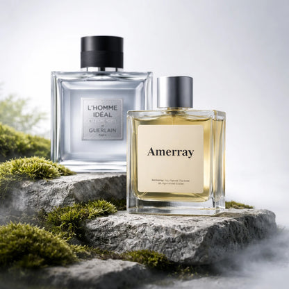 Bouteille du parfum AMERRAY Inspired By L'Homme Idéal Cologne Forte, inspiré de Guerlain - Maroc