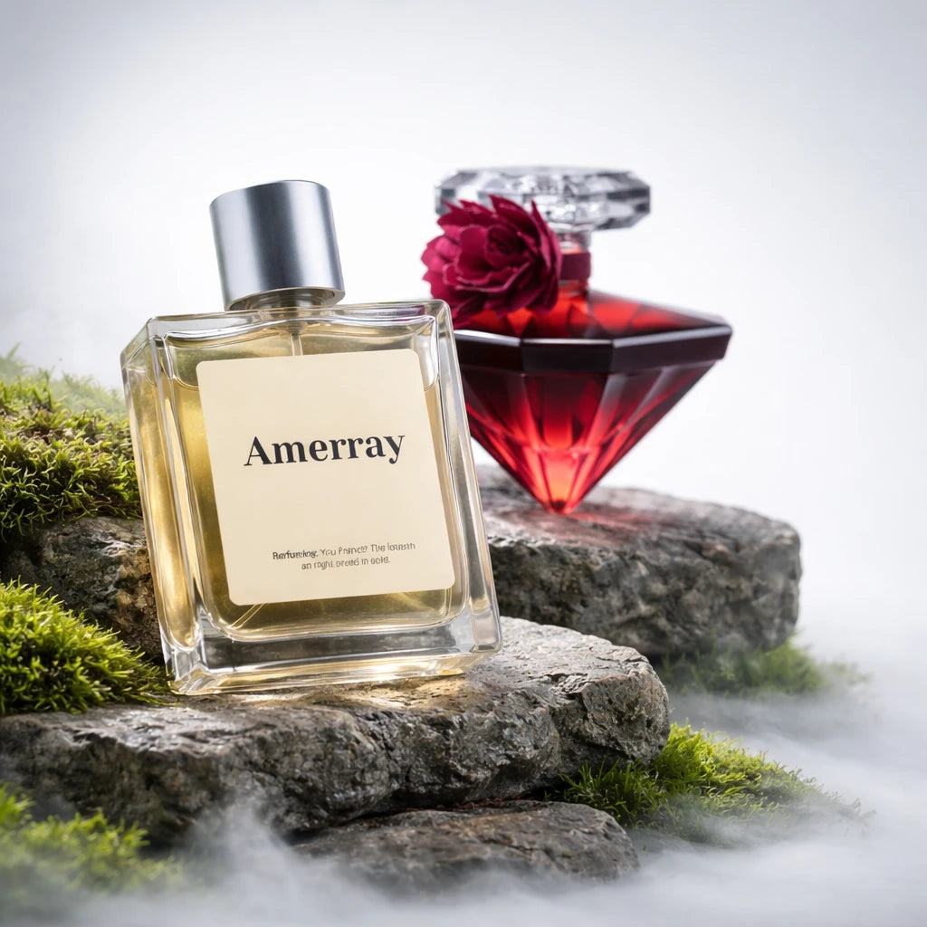 Bouteille du parfum AMERRAY Inspired By La Nuit Trésor Intense, inspiré de Lancôme - Maroc
