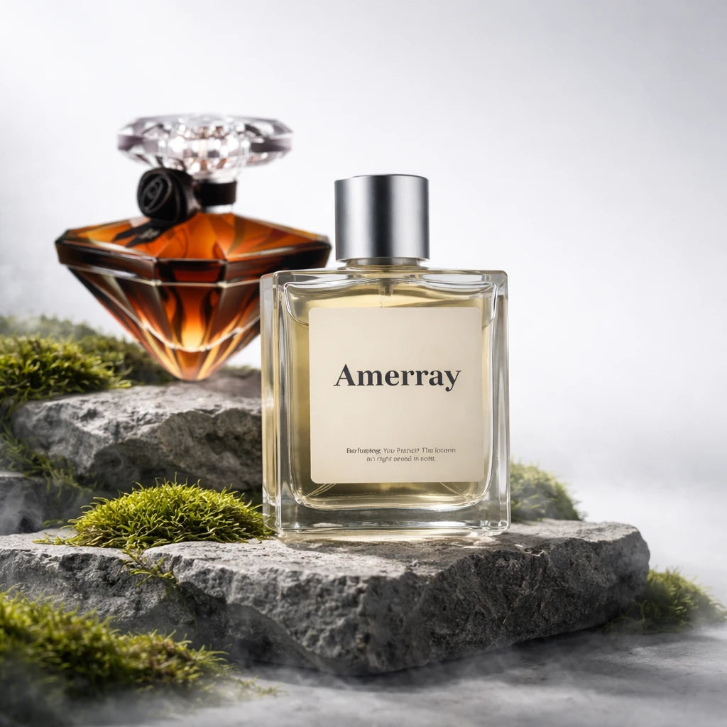 Bouteille du parfum AMERRAY Inspired By La Nuit Trésor Vanille Noire, inspiré de Lancôme - Maroc