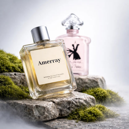 Bouteille du parfum AMERRAY Inspired By La Petite Robe Noire L'Eau Rose Eau de Parfum, inspiré de Guerlain - Maroc
