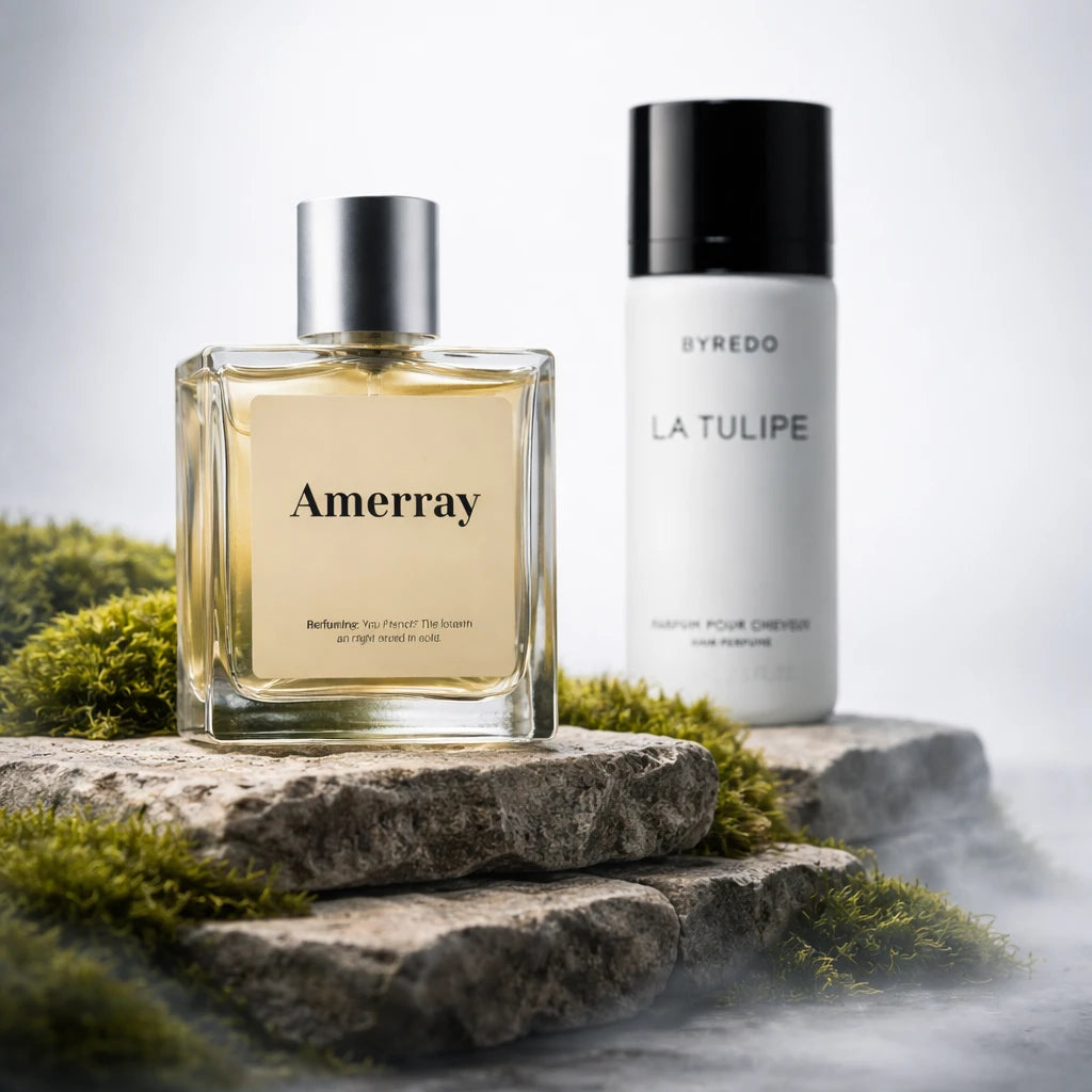 Flacon du parfum inspiré de La Tulipe Hair Perfume de Byredo – Amerray Maroc