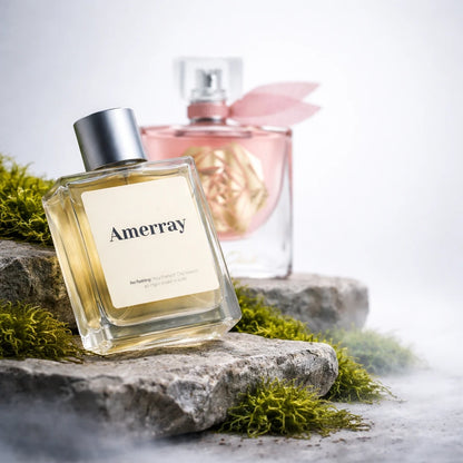 Bouteille du parfum AMERRAY Inspired By La Vie Est Belle Limited Edition Designed By Richard Orlinski, inspiré de Lancôme - M