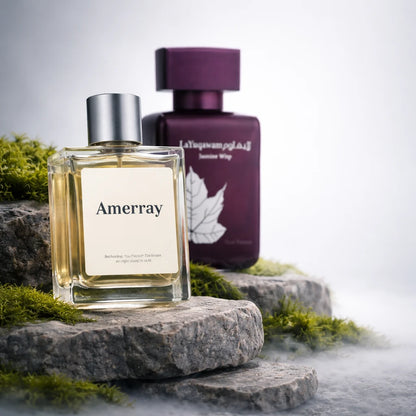Flacon du parfum inspiré de La Yuqawam Jasmine Wisp de Rasasi – Amerray Maroc